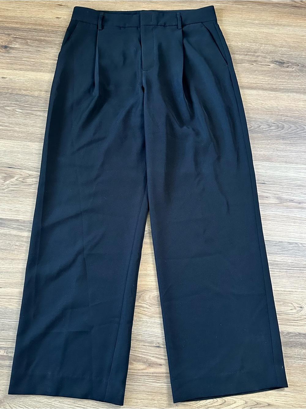 $395 Vince Wide Leg Pleated Trousers 12 Perfect Slouch Old Money Minimalist Pant